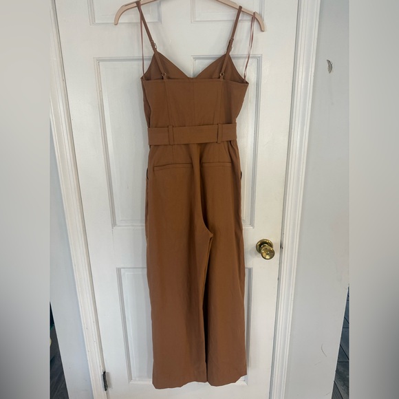 A.L.C. Mila Tan Jumpsuit, Noisette - Picture 8 of 11